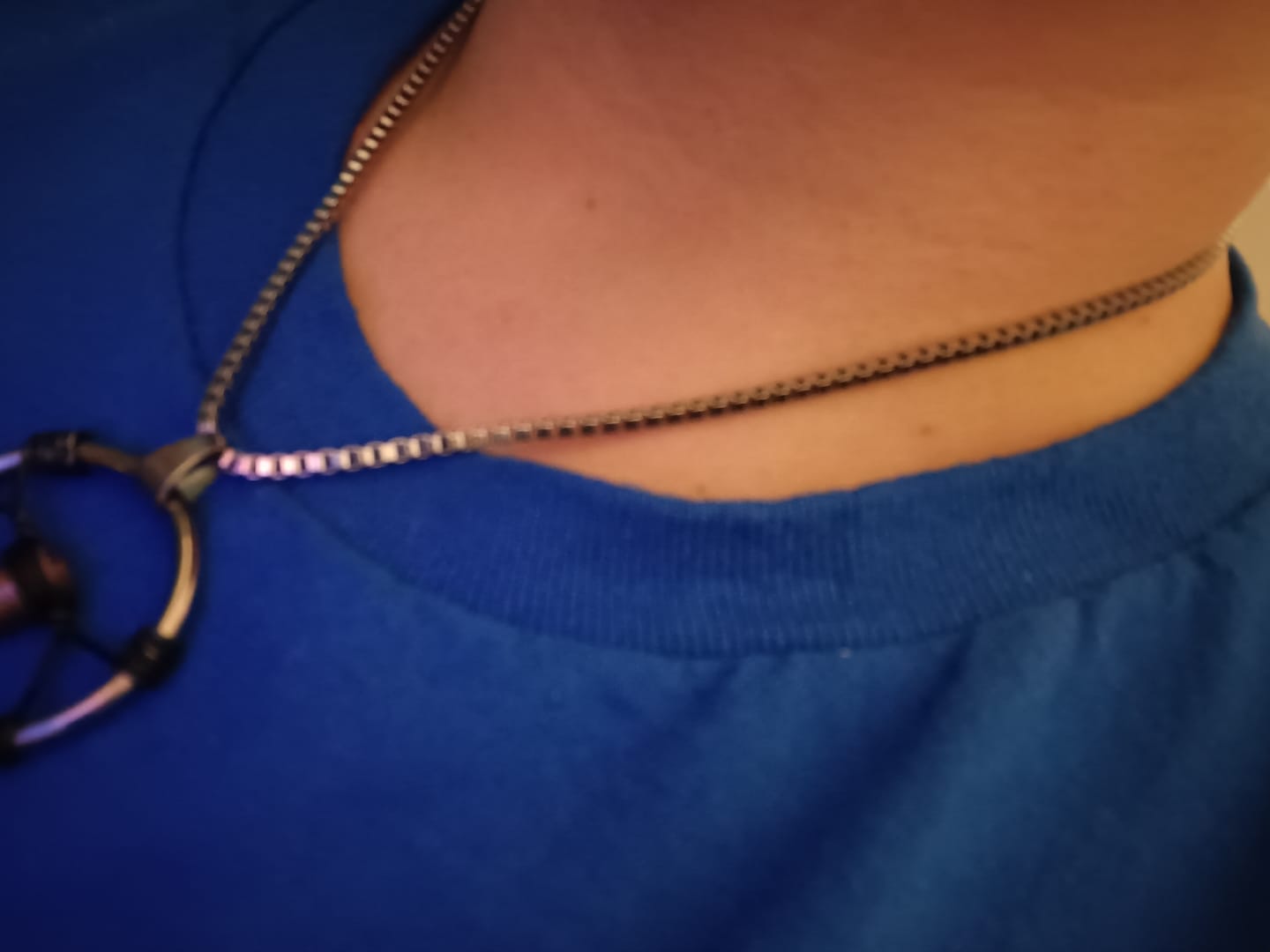 Customer photo review of 2.5mm Box link Chain