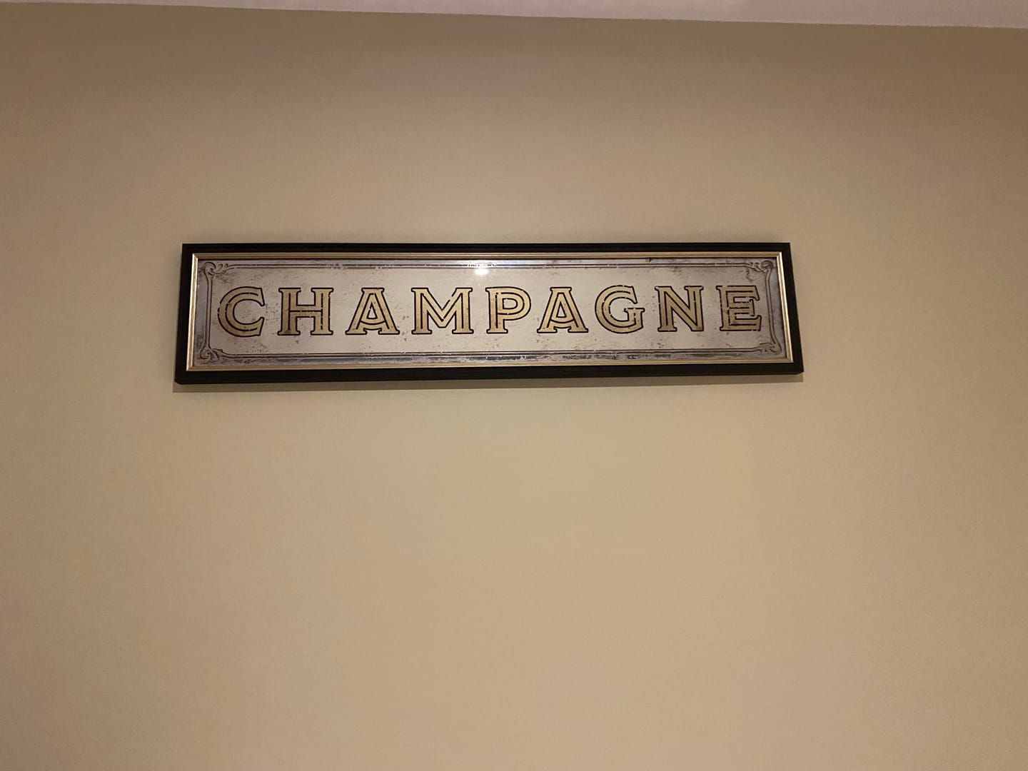 Customer photo review of Champagne Wall Plaque Mirror By Faye Reynolds-Lydon *STOCK DUE EARLY FEB*