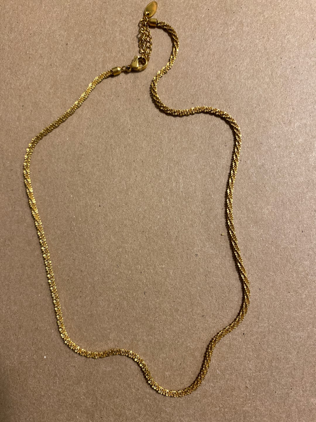 Customer photo review of Kai 18K Gold Necklace