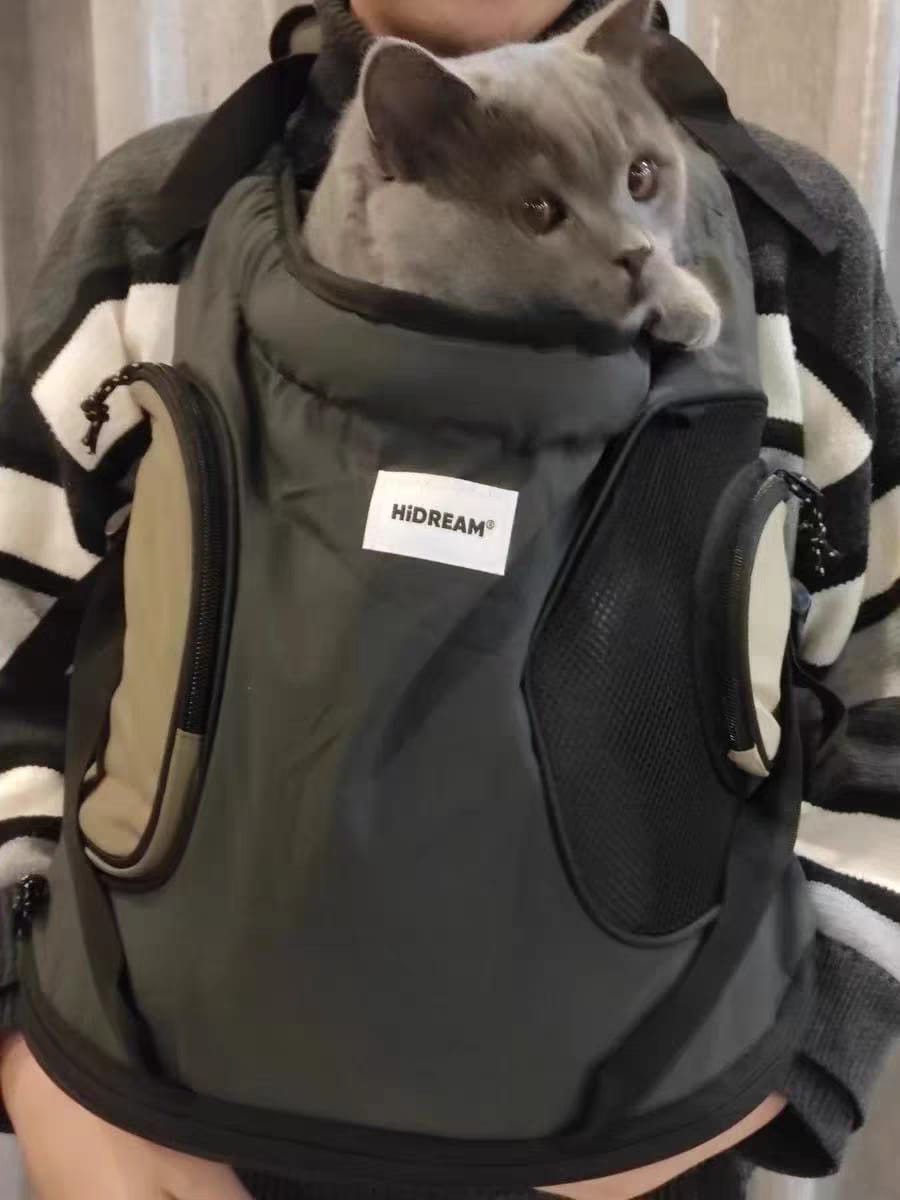 Customer photo review of Comfortable Labor-saving Front Pet Carrier
