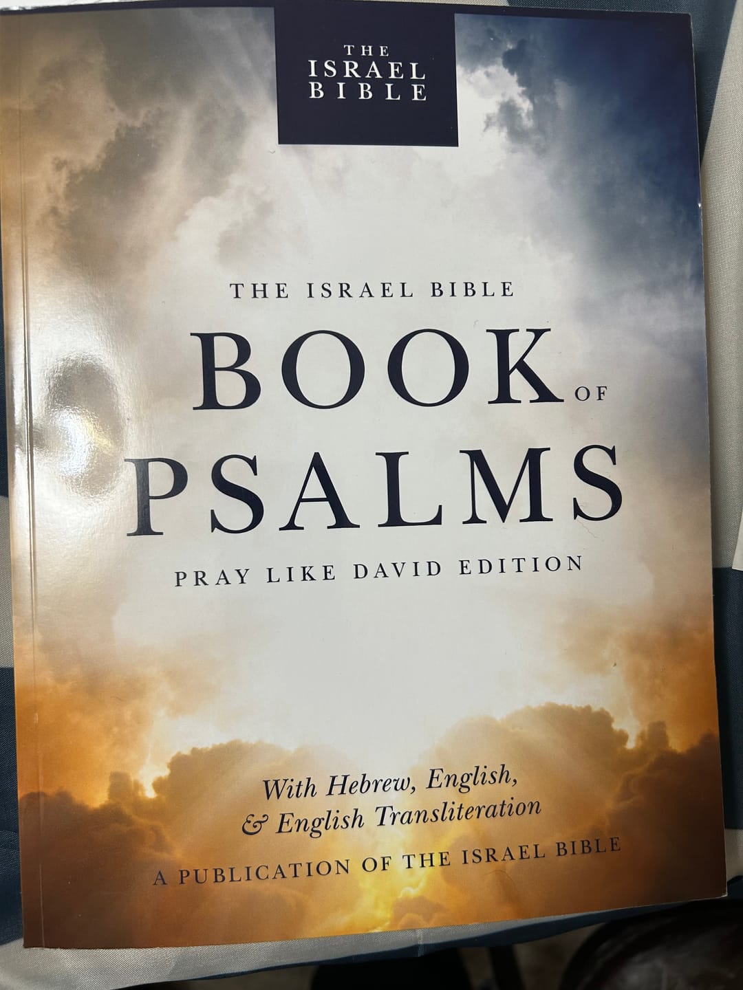 Customer photo review of The Israel Bible Book of Psalms: Pray Like David Edition