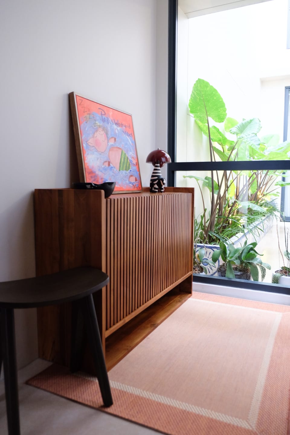 Customer photo review of Custom-Made | Medium Size Teak Shoe Cabinet