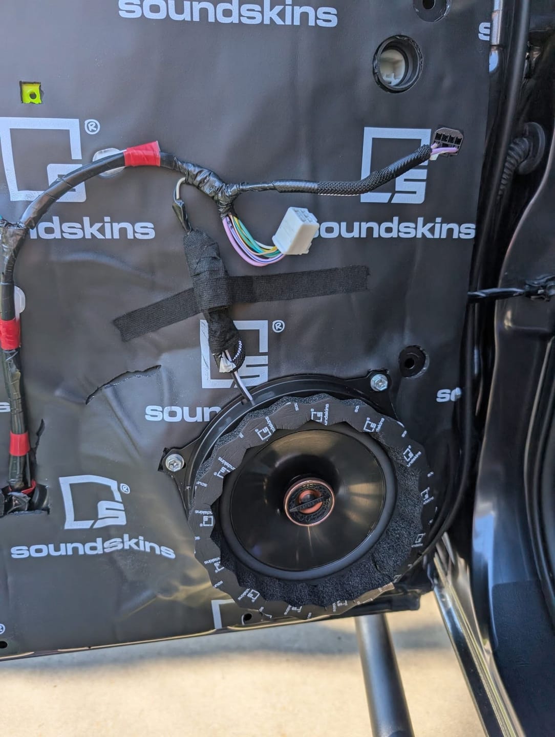 Customer photo review of SoundSkins | Rings V3 Sound Deadening Speaker Kit | SSK-RINGV3 | 4 x 1" High Rebound