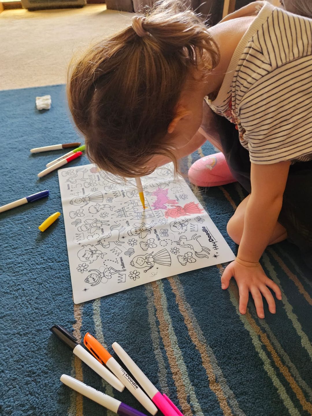 Customer photo review of Sugar & Spice Classic Colouring & Doodle Mat