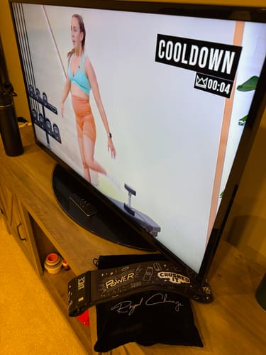 Customer photo review of LIMITED EDITION BLACK Royal Change Graffiti Glute Resistance Bands