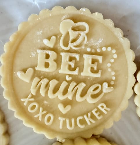 Customer photo review of Valentines Day Cookie Stamp