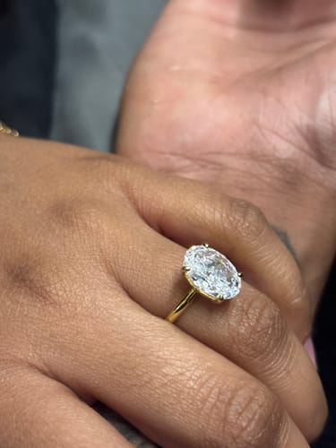 Customer photo review of WIFEY RING - Fine Silver