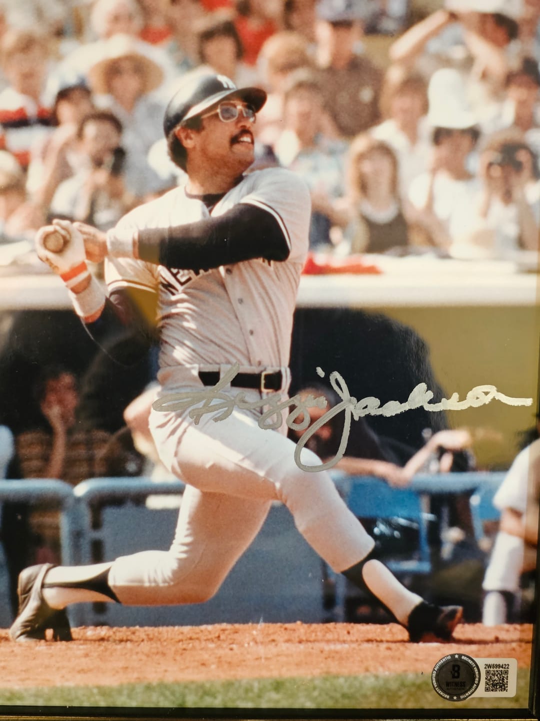 Customer photo review of Reggie Jackson Autograph Signing