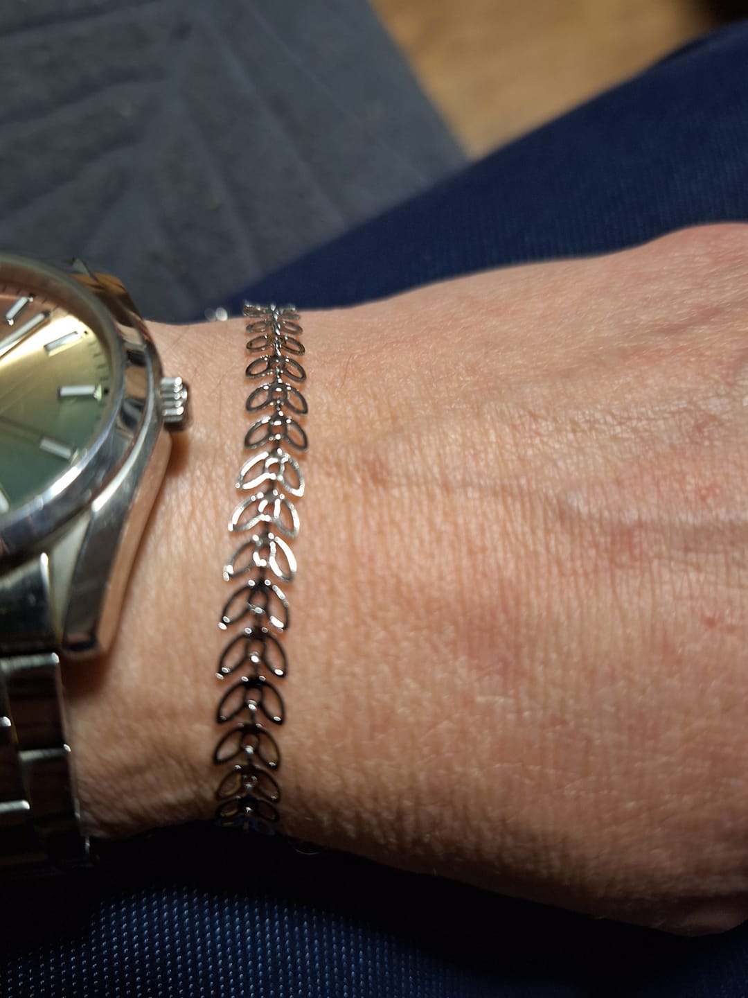 Customer photo review of Pulsera Espiga