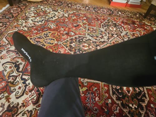 Customer photo review of Performance Eucalyptus Compression Socks