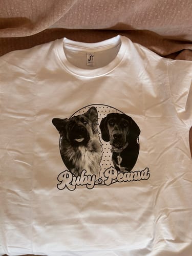 Customer photo review of T-shirt με το Δικό σας Κατοικίδιο