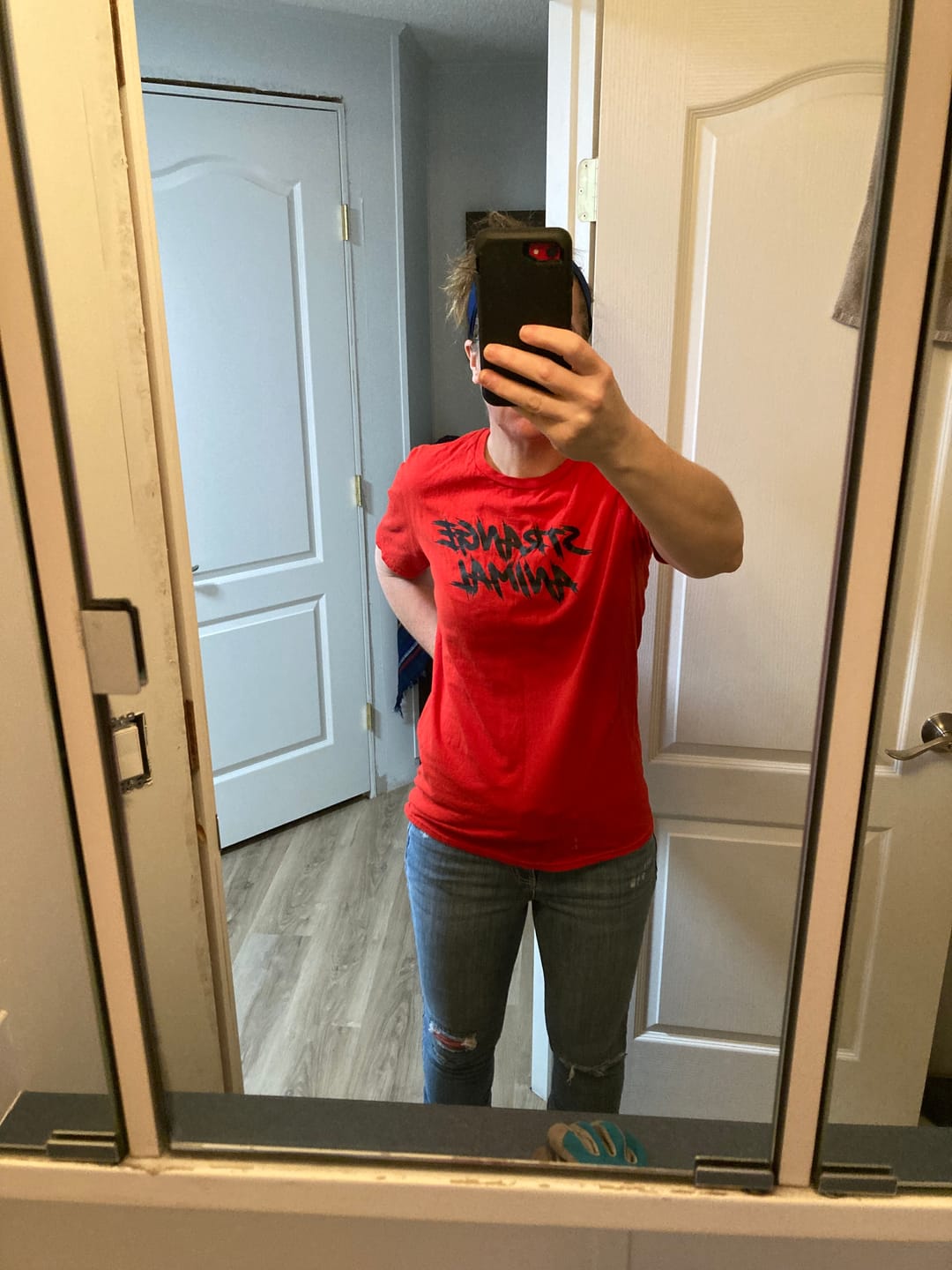Customer photo review of Strange Animal T-Shirt