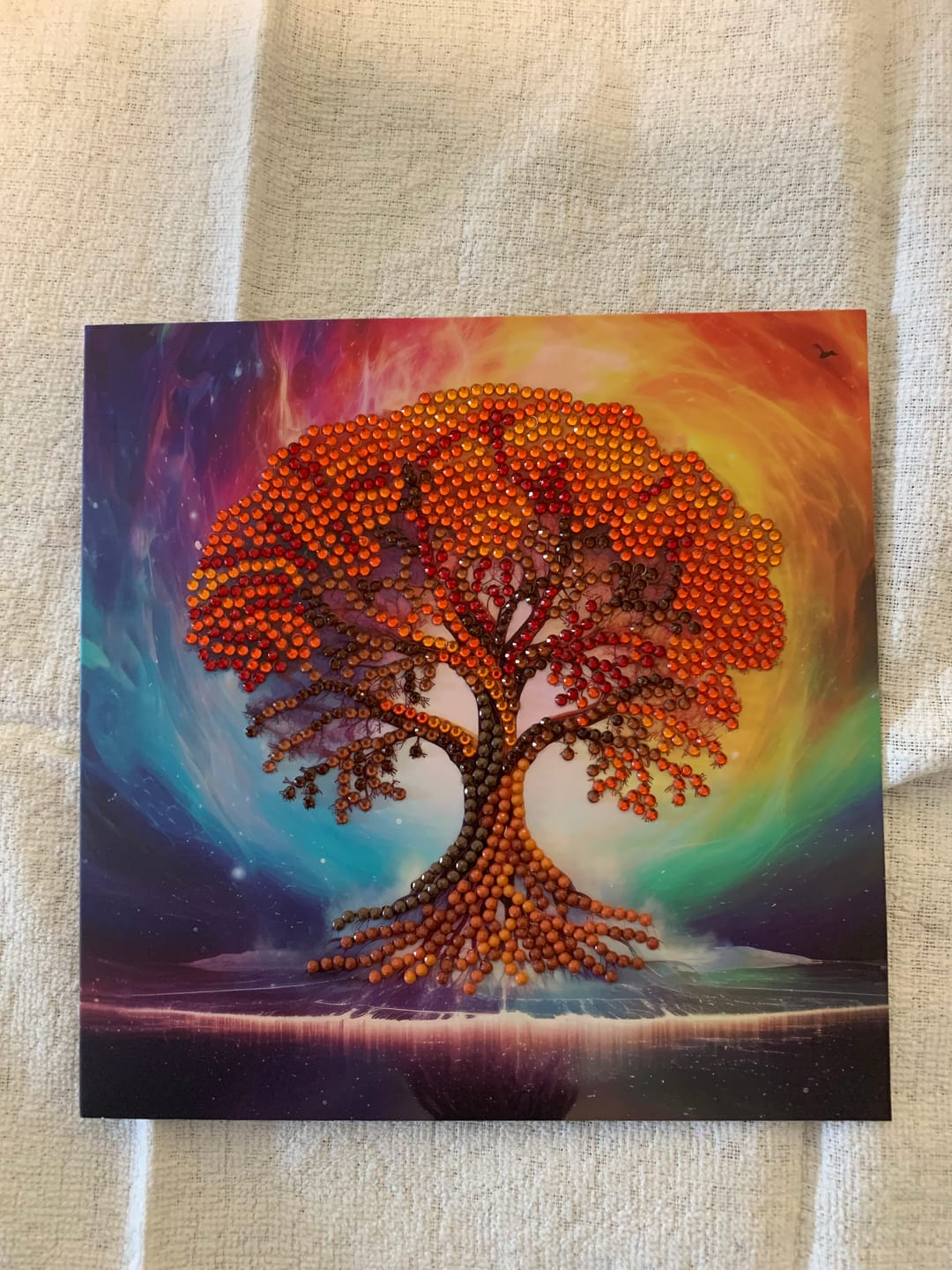Customer photo review of "Tree Of Life" Crystal Art Card 18x18cm