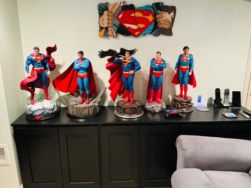 Customer photo review of SUPERMAN THROUGH THE YEARS POSTER