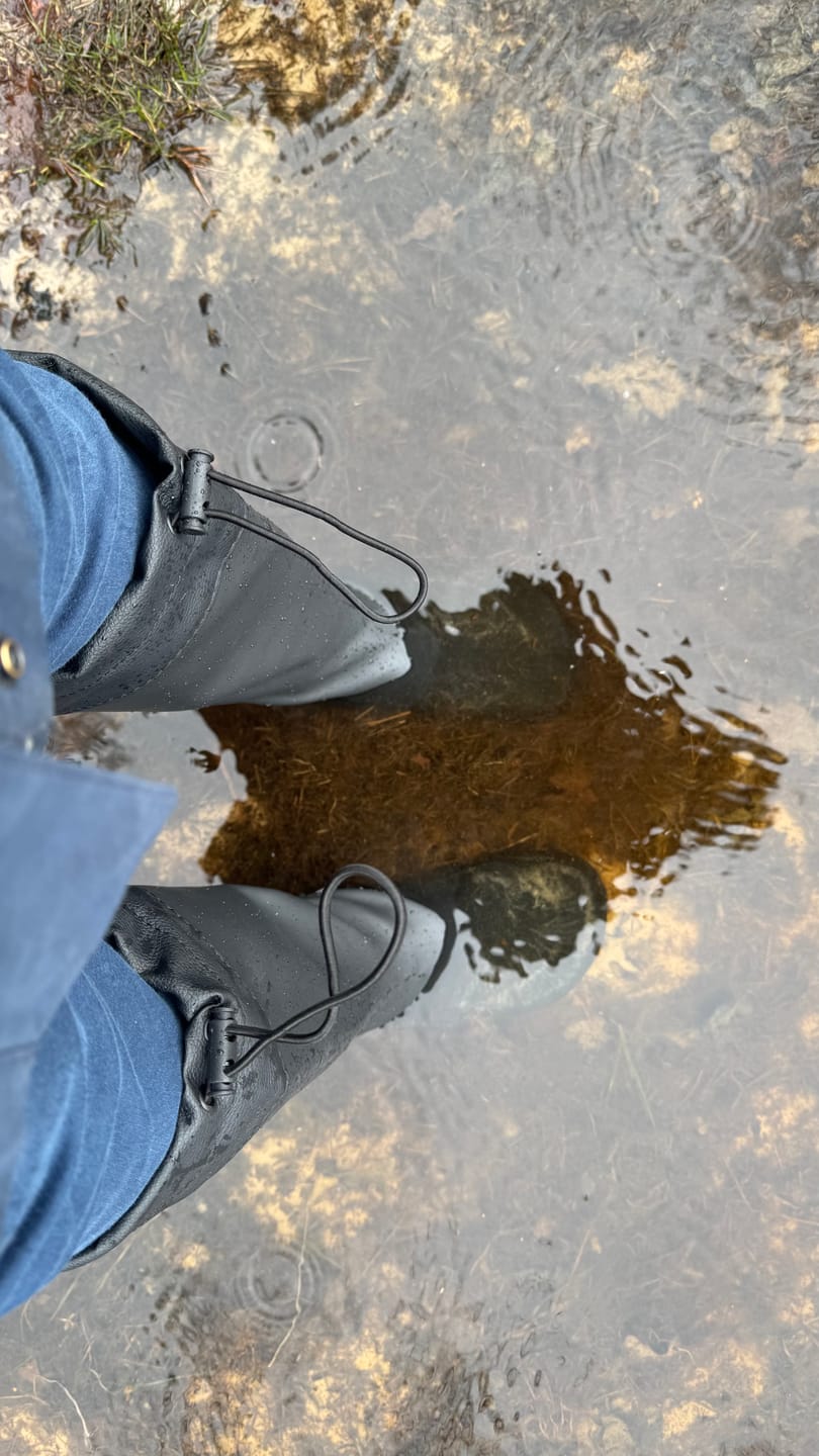 Customer photo review of Vaistoa Katve 2 | Rubber Barefoot Rain Boots
