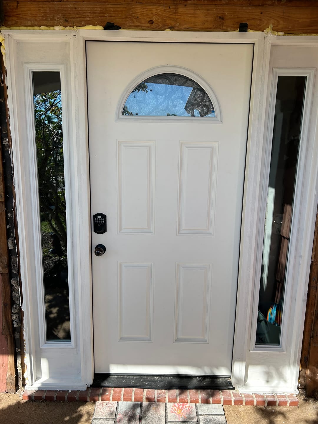 Customer photo review of Clear 1 Lite Glass and Frame Kit (Full Sidelite)