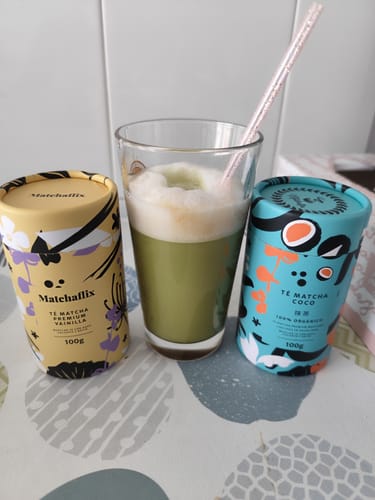 Customer photo review of Té Matcha Premium Coco