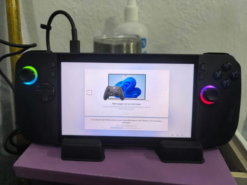 Customer photo review of Consola Portátil ASUS ROG Ally X 7” – 120Hz FHD 1080p – Procesador AMD Ryzen Z1 Extreme – 24GB RAM – 1TB SSD – Color Negro