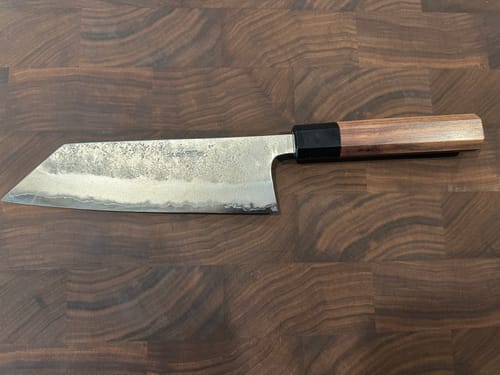 Customer photo review of Matsubara Blue #2 Bunka 180mm (7.1")