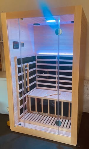 Customer photo review of 2 Person Far Infrared Sauna