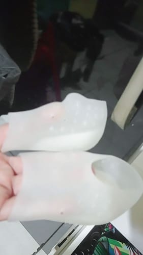 Customer photo review of LiftLuxe™ Heel Pads