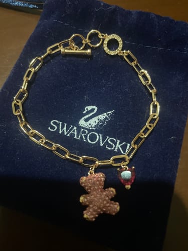 Customer photo review of PULSERA BRAZALETE TEDDY BEAR OSO SWAROVSKI + KIT DE REGALO