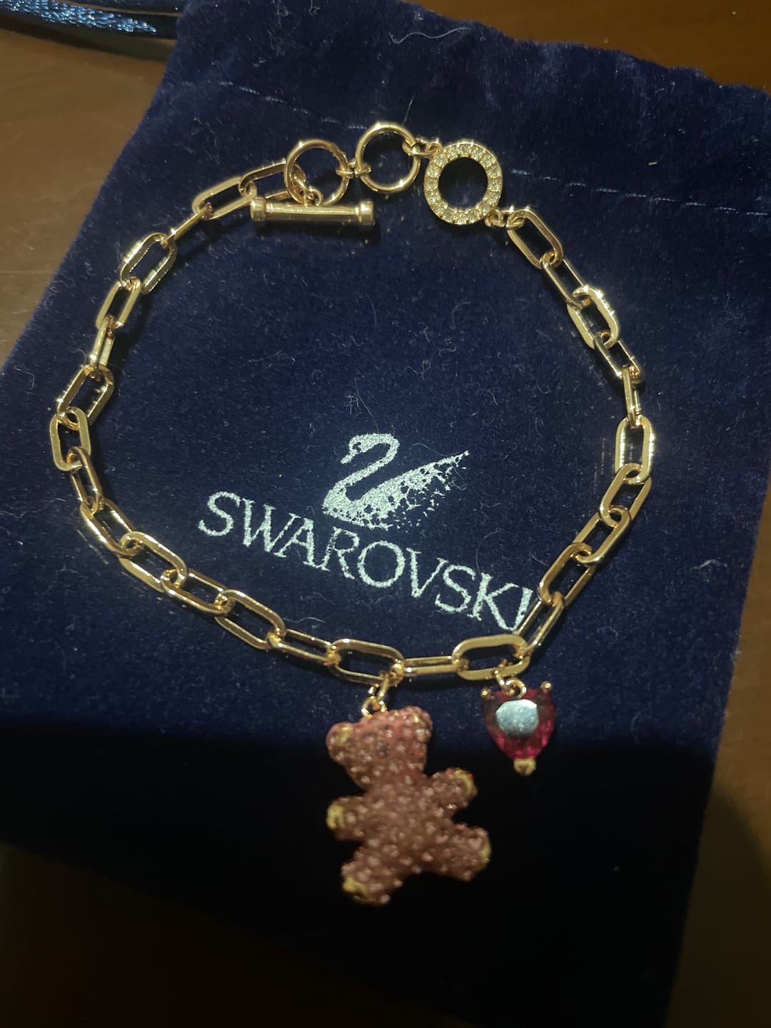 Customer photo review of PULSERA BRAZALETE TEDDY BEAR OSO SWAROVSKI + KIT DE REGALO