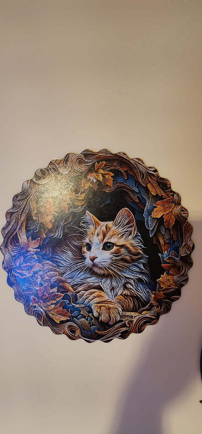 Customer photo review of Kedi V2 - Ahşap Puzzle