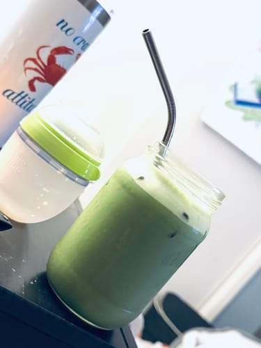 Customer photo review of Washimine Ceremonial Matcha Tea