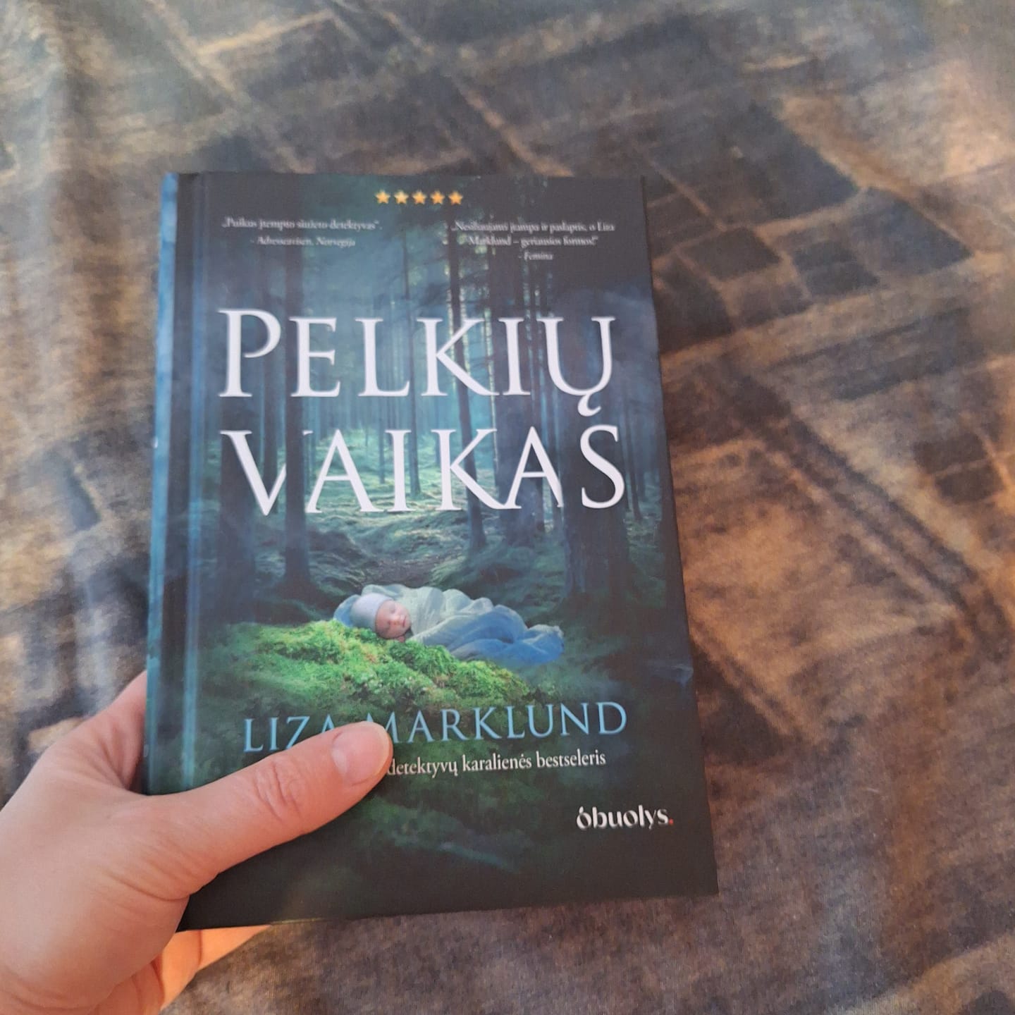 Customer photo review of Pelkių vaikas: naujas Švedijos detektyvų karalienės bestseleris – paslapčių persmelktas trileris, kuriame keršto įrankiu tampa tai, kas brangiausia
