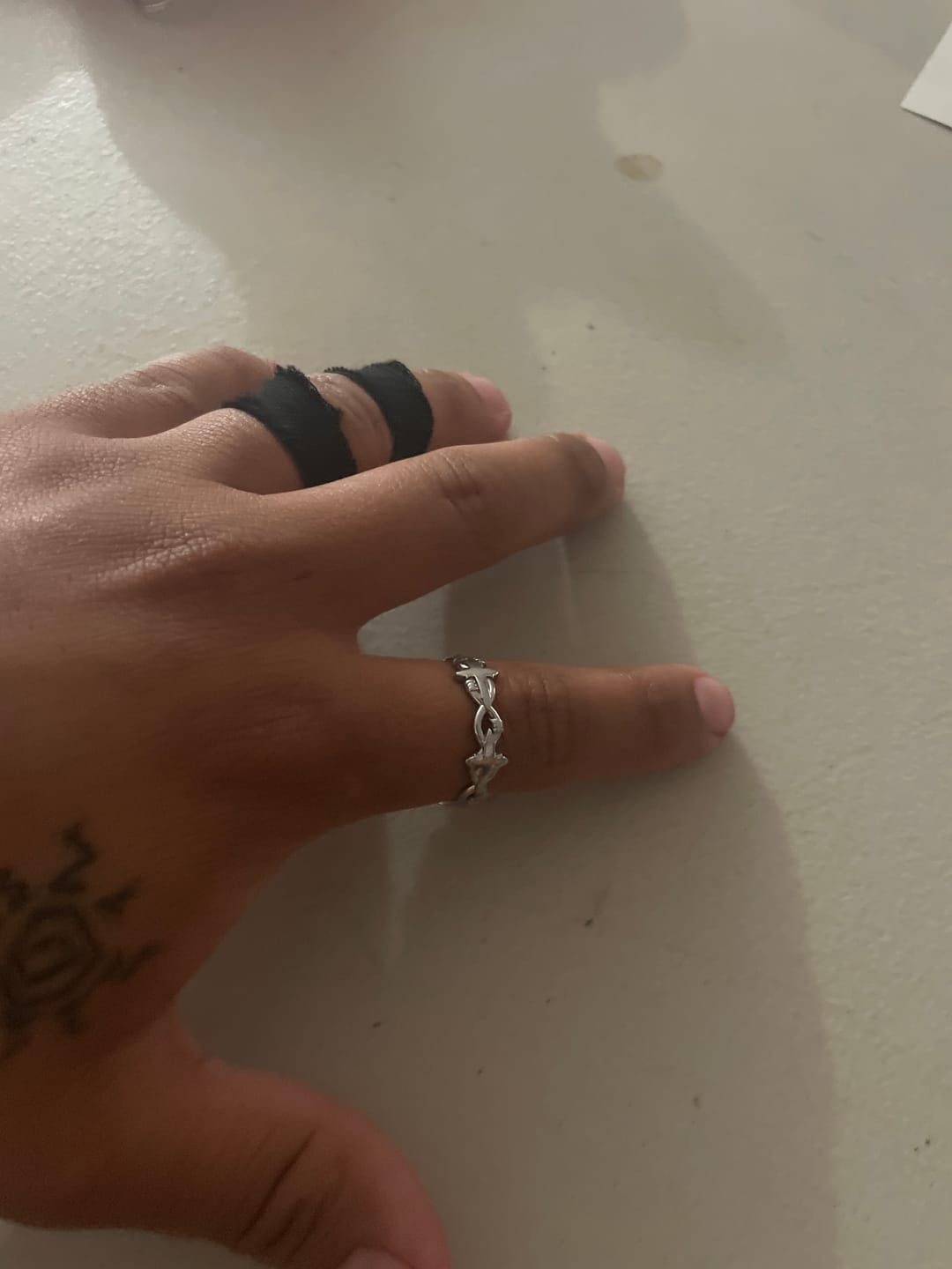 Customer photo review of BARBED WIRE RING