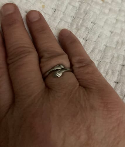 Customer photo review of Forever In My Heart Urn Ring