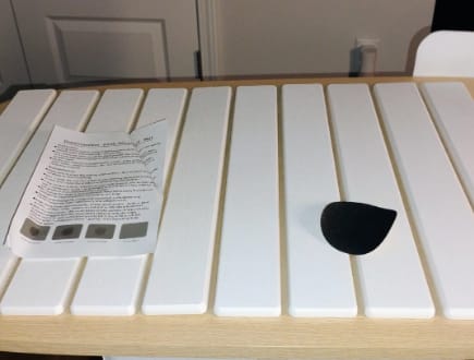 Customer photo review of Stone Dish Drying Mat