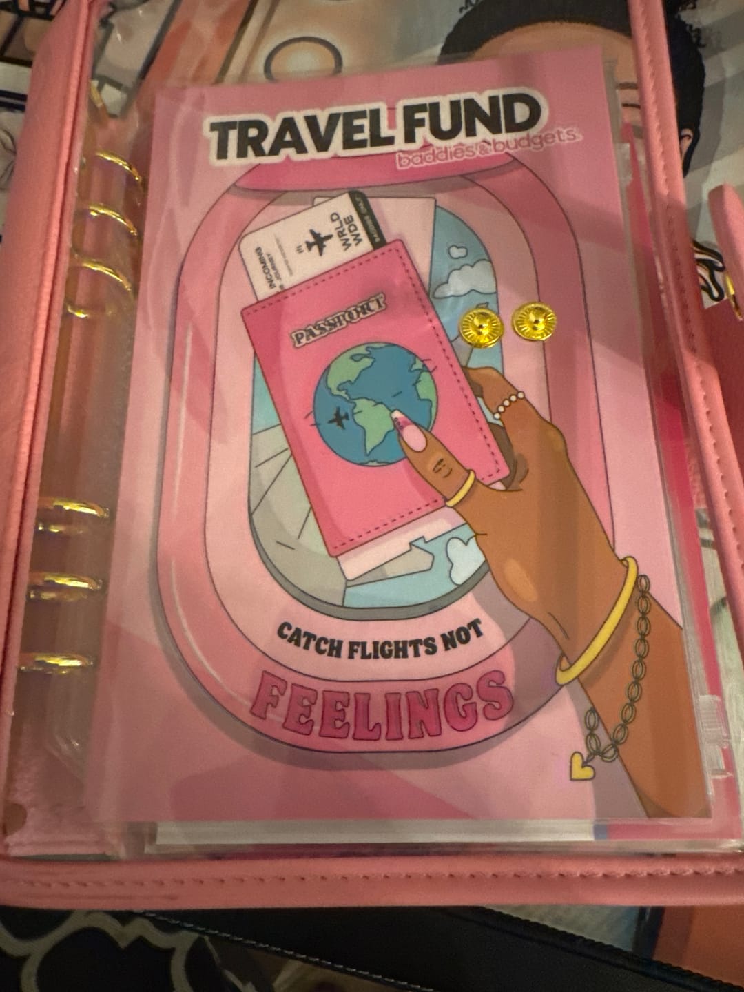 Customer photo review of Travel Savings & Planner Set