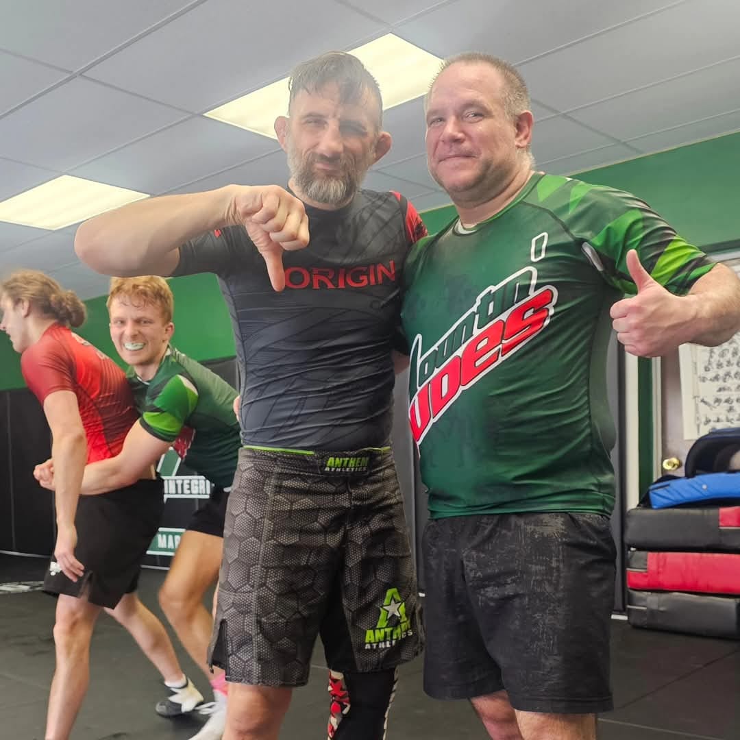 Customer photo review of Mountin' Dudes Premium Bjj Rash Guard For Men/Women