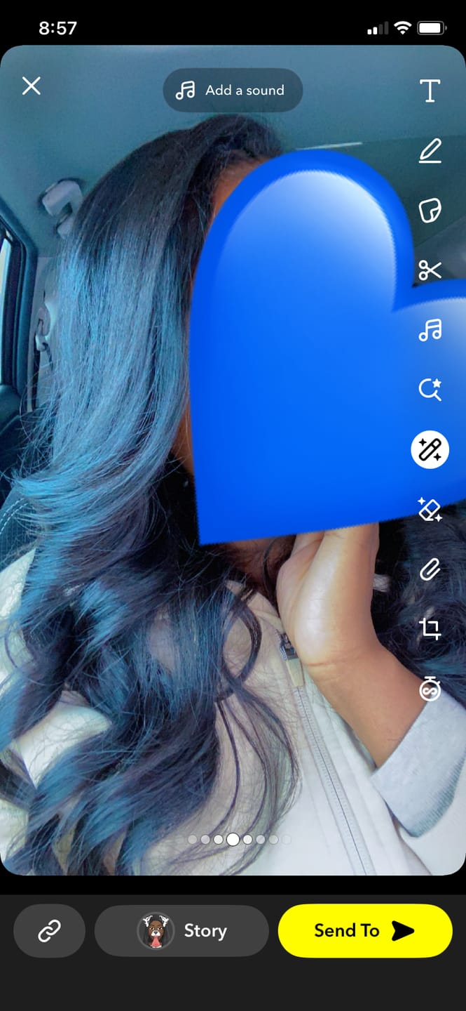 Customer photo review of Indian Wavy Bundle