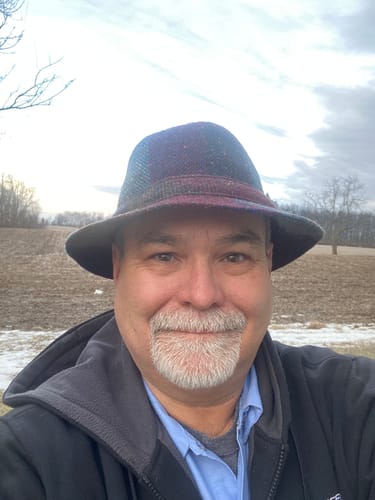 Customer photo review of Walking Hat Tweed