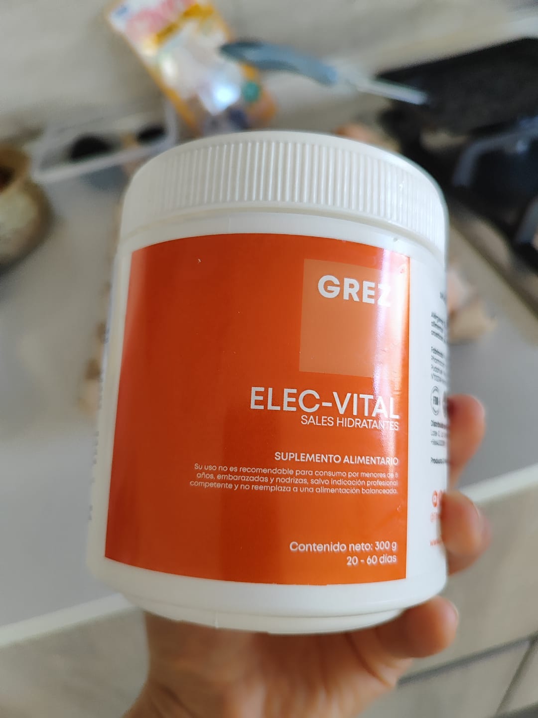 Customer photo review of ELEC-VITAL - Minerales electrolitos / Polvo 300g