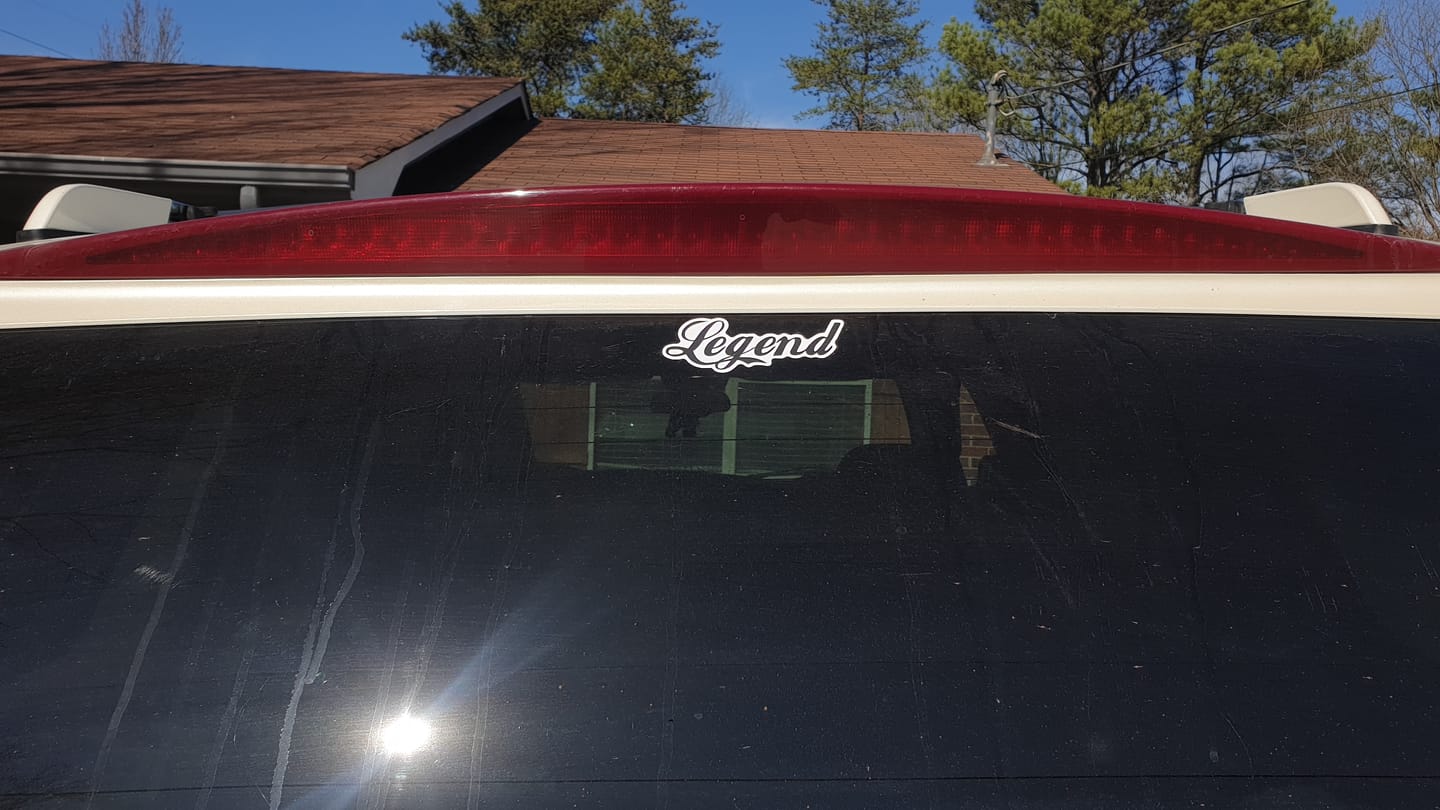 Customer photo review of Legend Decal