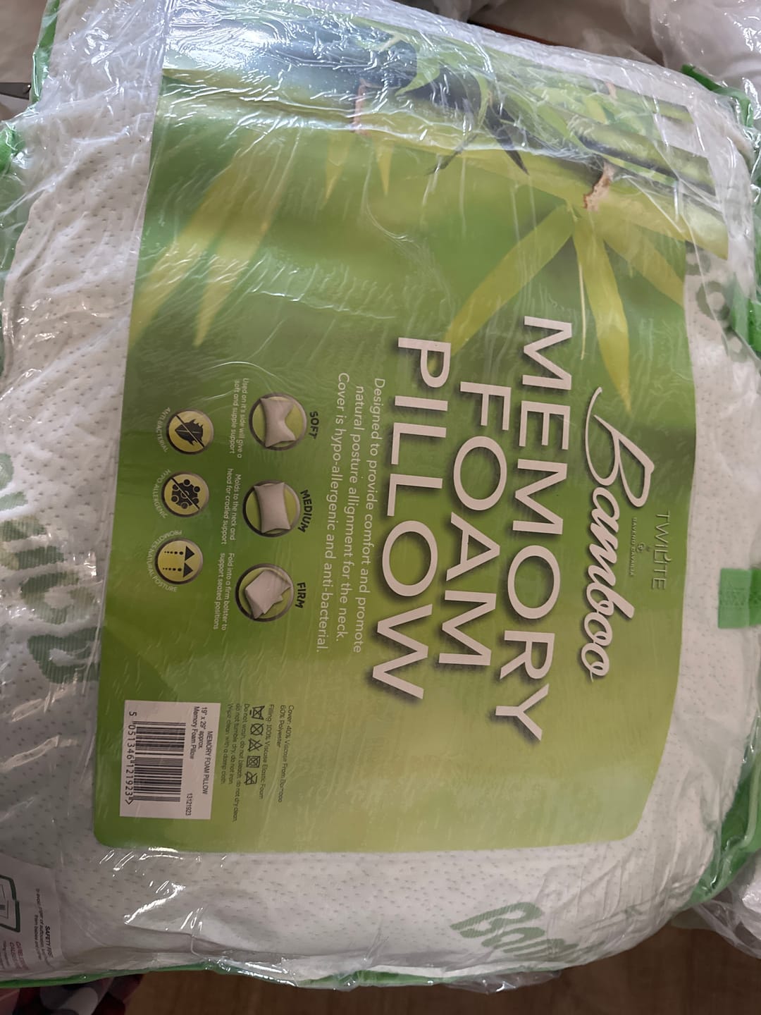 Customer photo review of Bamboo Pillows