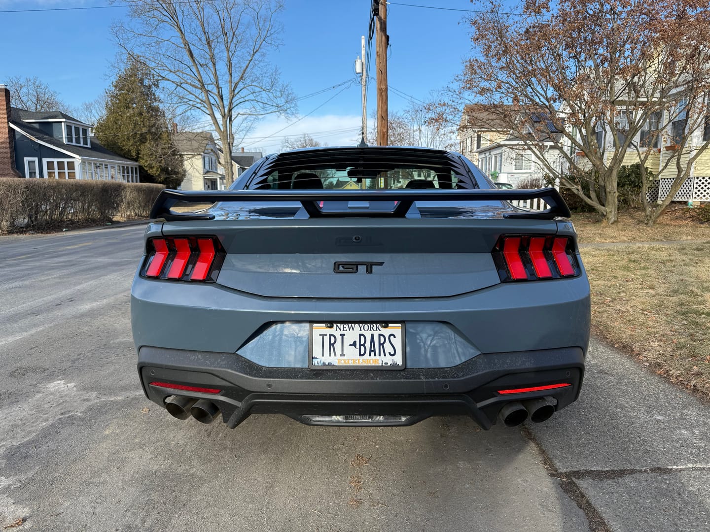 Customer photo review of 2024-Up Ford Mustang GT Rear Spoiler