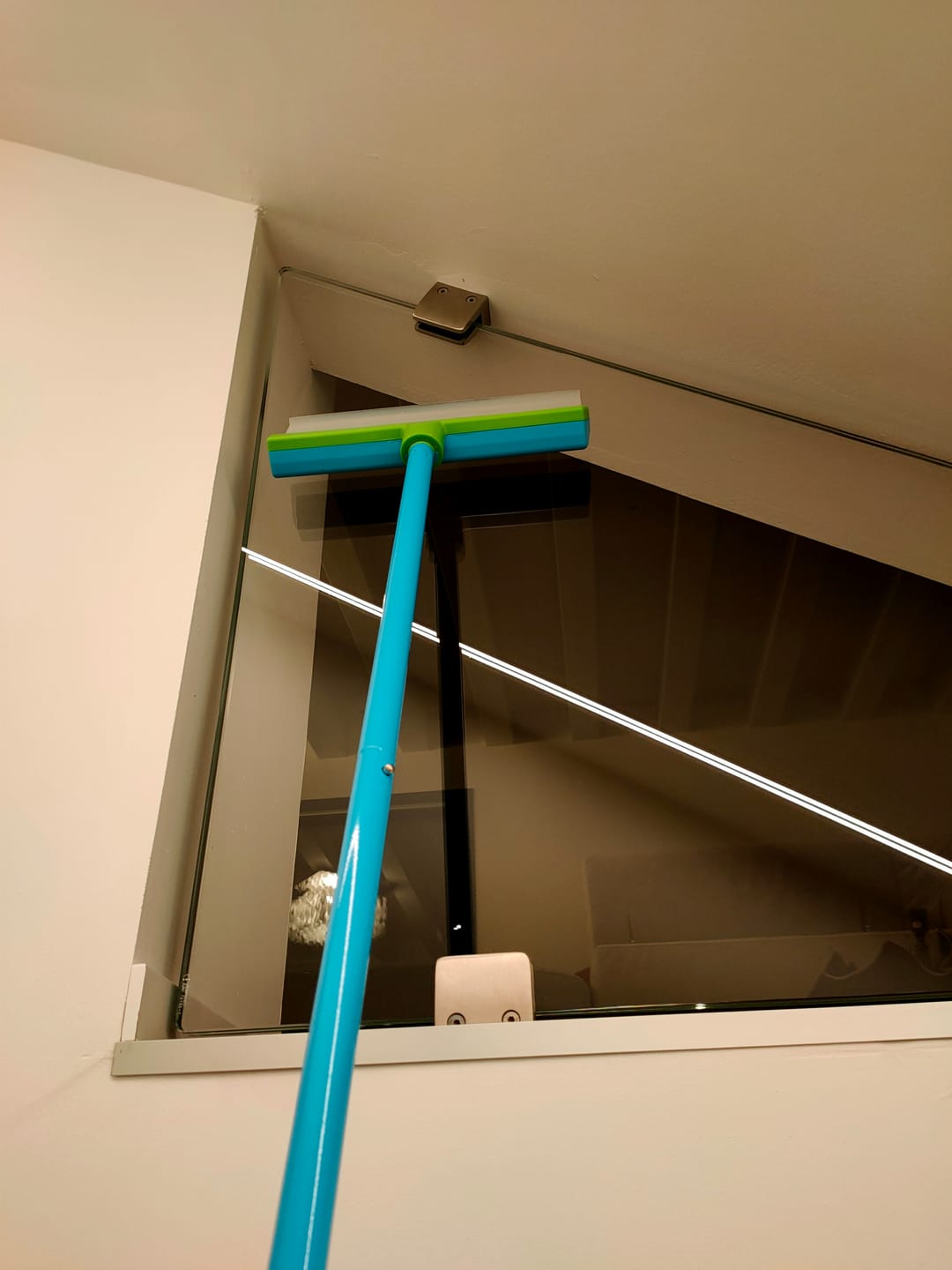 Customer photo review of Lavavetri in silicone SMART con Vaschetta Raccogli Acqua integrata, Pulisci i Vetri senza striature, Vetri senza aloni, Lavavetri professionale di alta qualità