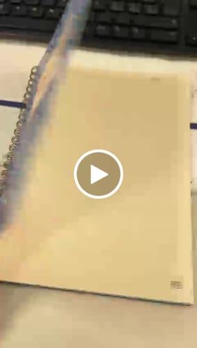 Customer video review of Infinitebook Retro A5