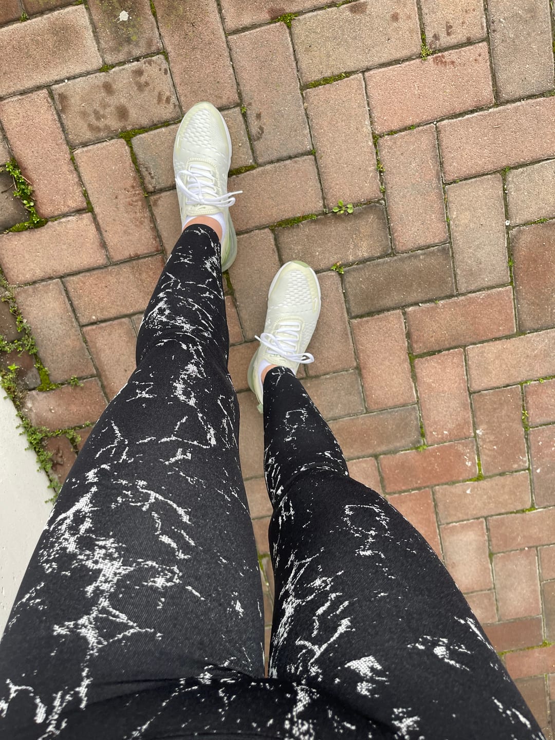 Customer photo review of Leggings Marmo Nero