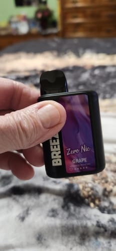 Customer photo review of Breeze Prime Zero Nic Disposable Vape