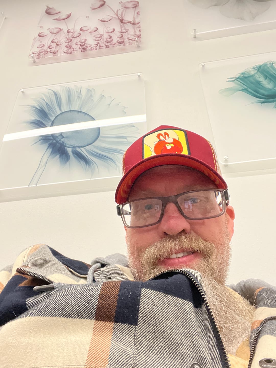 Customer photo review of OVERLORD X Looney Tunes: Yosemite Sam Trucker Cap