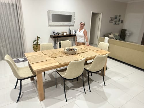 Customer photo review of Chelsea Dining Chair "Create Your Own"