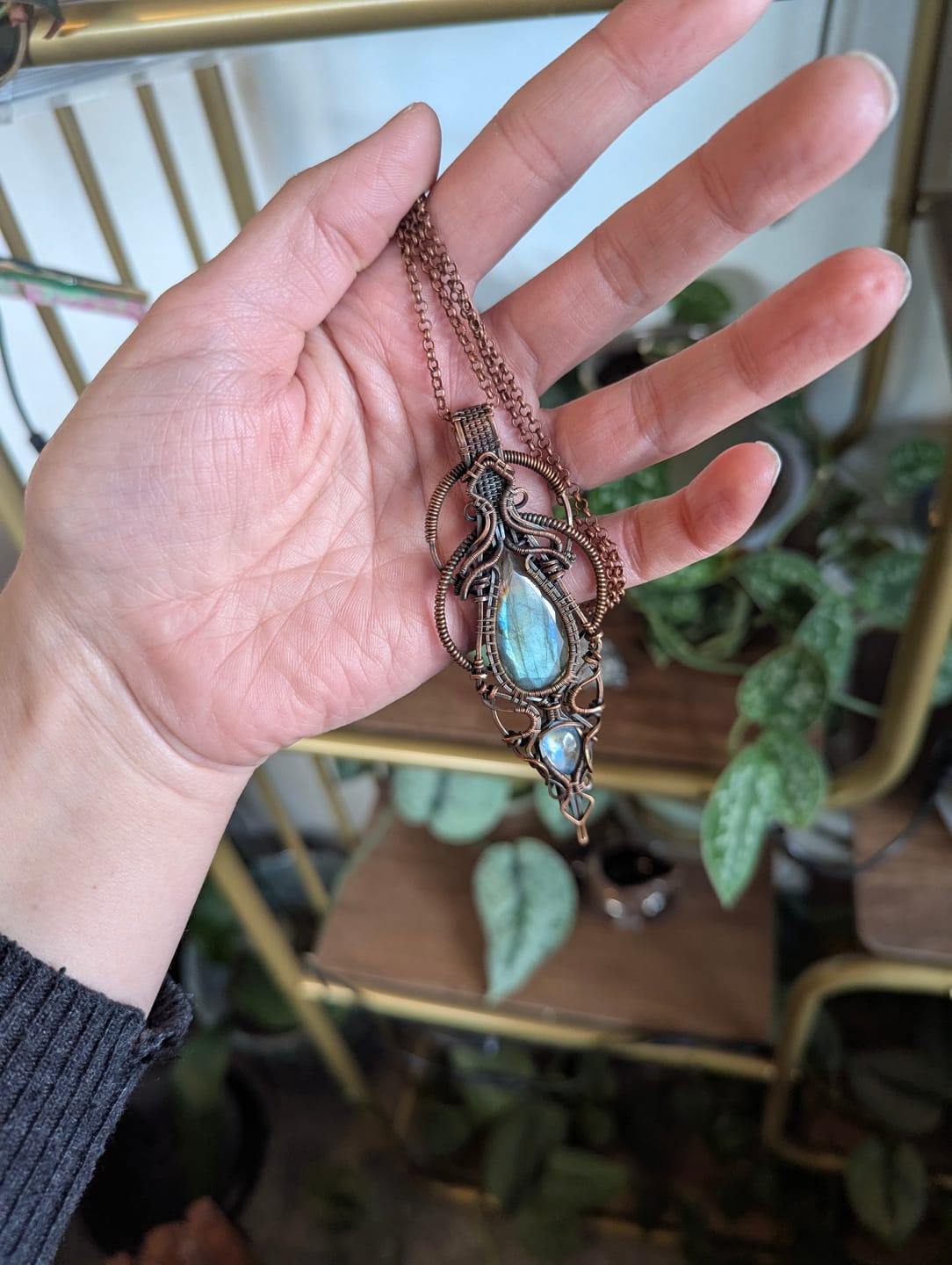 Customer photo review of 10 x Antique Copper Chain Neckalced for Women, 18 24 30 inches Copper Necklace Bulk Wholesale, Closed Link Chain for Jewelry Making