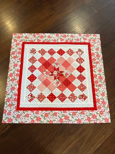 Customer photo review of Sunnyside Mini Quilt PDF Pattern
