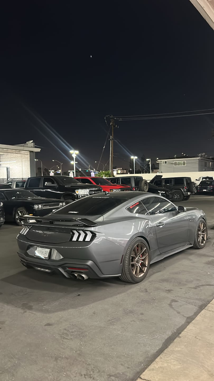 Customer photo review of 2024 + Ford Mustang S650 Euro Style Taillights Amber Turn Signal Sequential